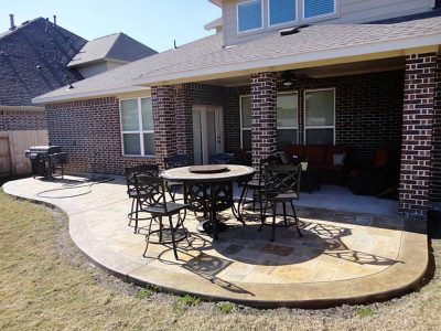 Concrete Patio Ideas For Backyard