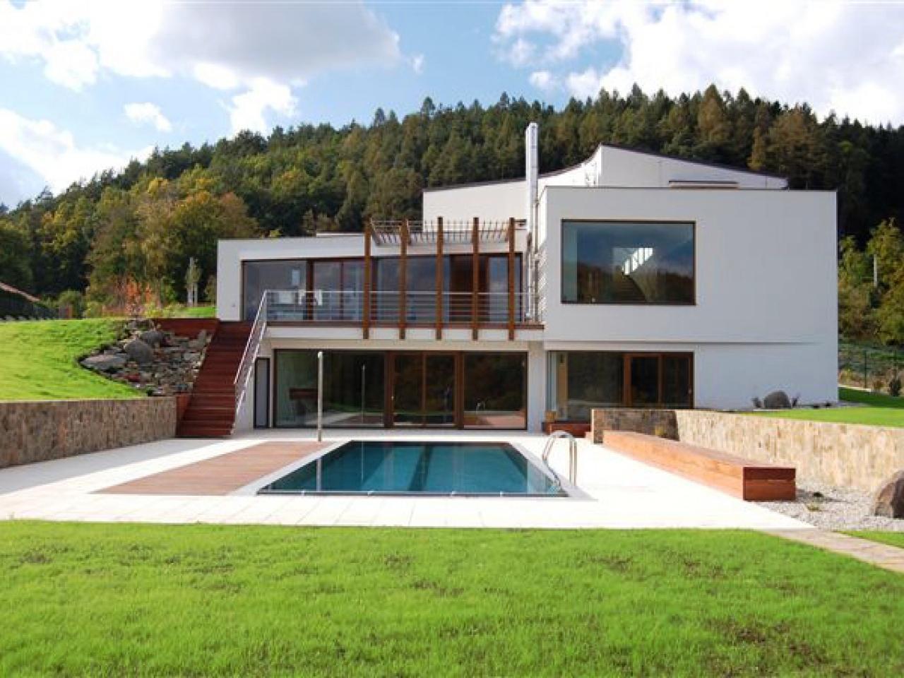 Contemporary House Plans With Pools