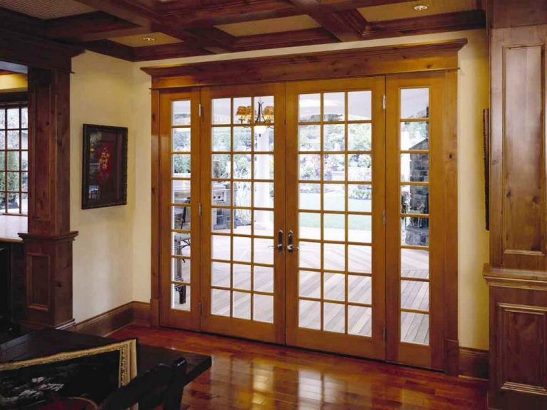 French Patio Doors That Both Open Schmidt Gallery Design