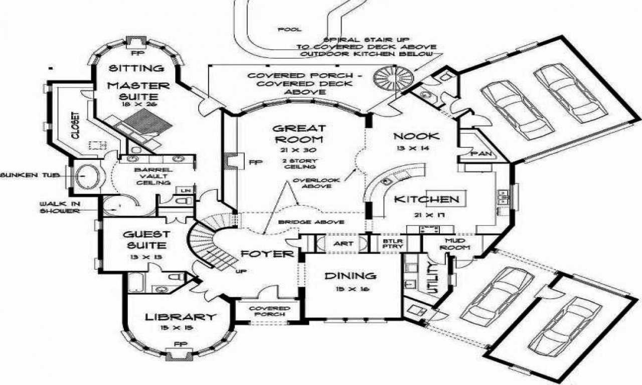 Mansion House Plans With Elevators