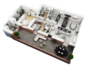 Modern Floor Plans With Courtyard