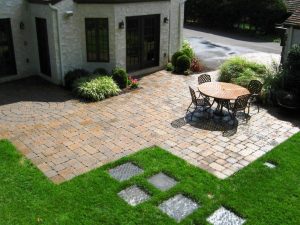 Paver Patio Border Ideas