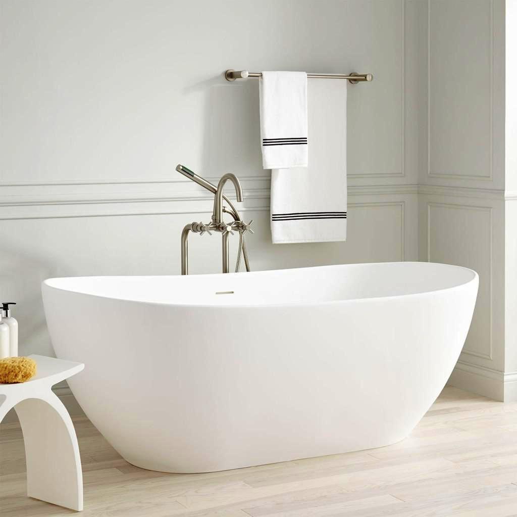 60 Inch Freestanding Tub With End Drain