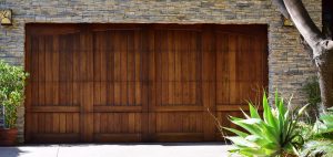 Oak Wood Custom Garage Doors