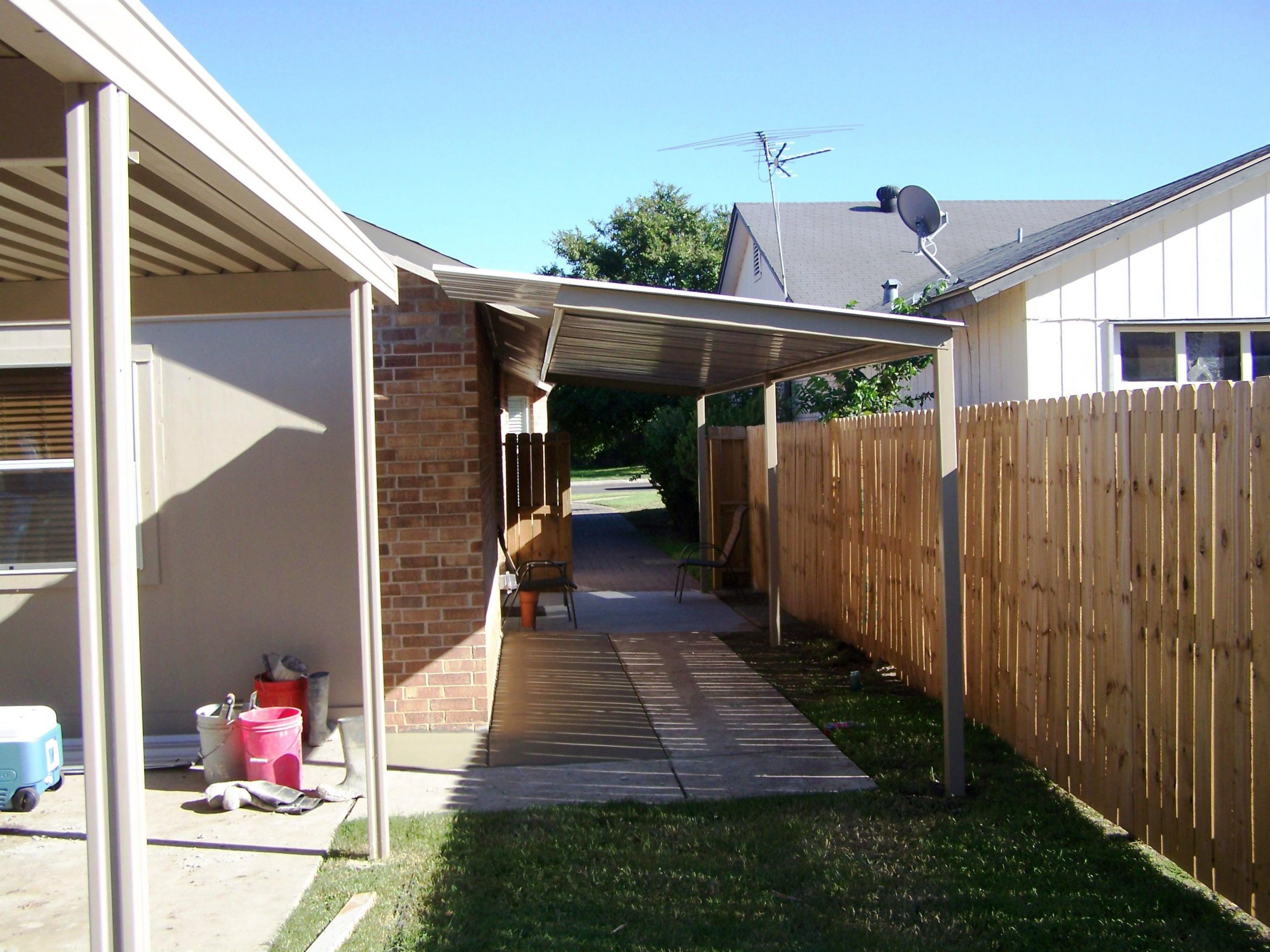 Free Standing Patio Cover Footings