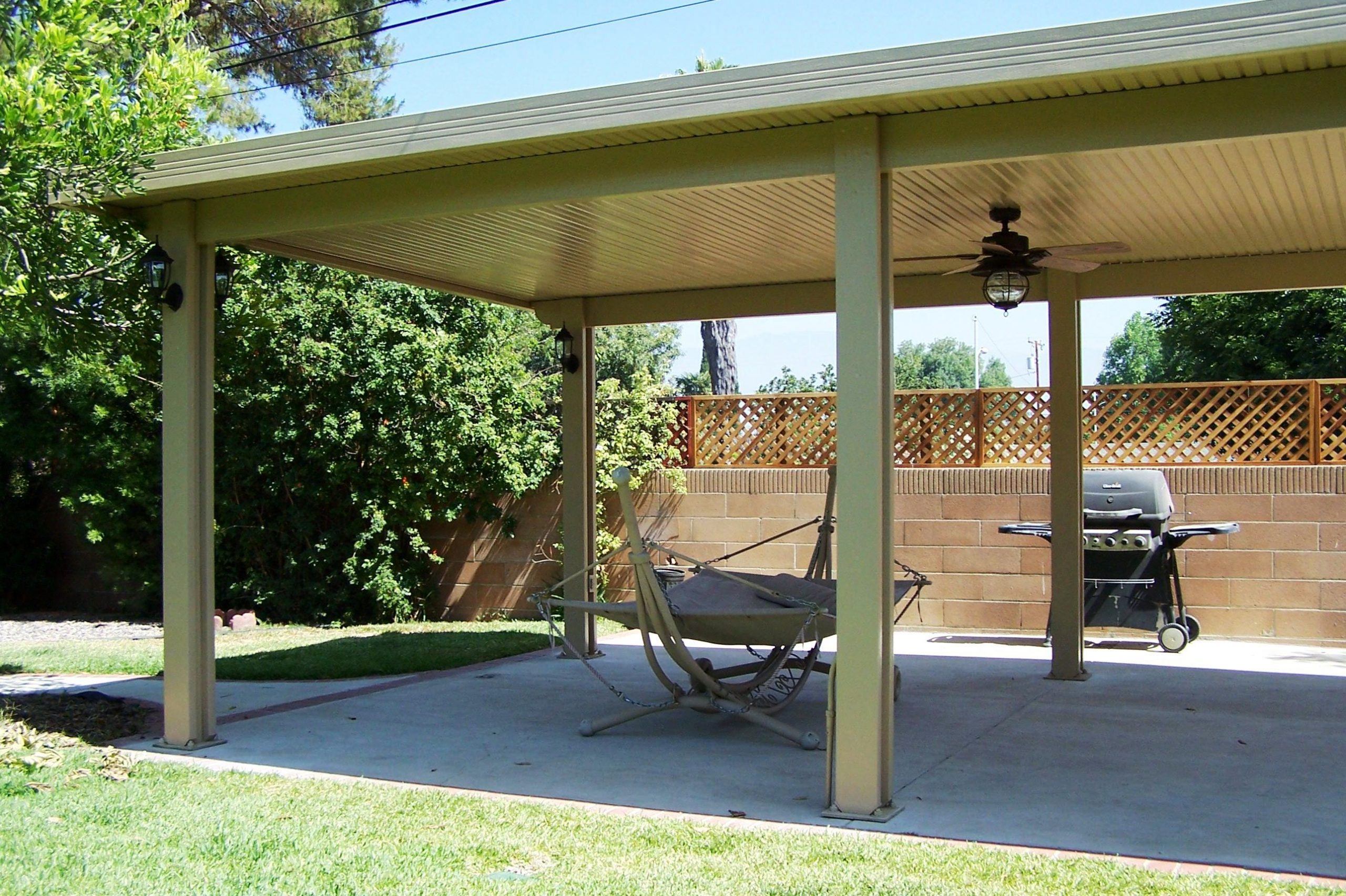 Free Standing Patio Cover Next To House