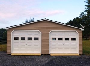 Twin Prefab Garages