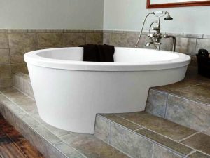 Small Soaking Tub Shower Combination
