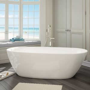 Freestanding Oval Bathtub