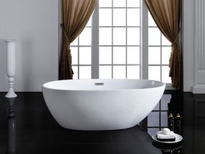 Oval Bathtub Insert
