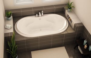 Oval Bathtub Installation