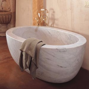 Oval Bathtub Stone Forest