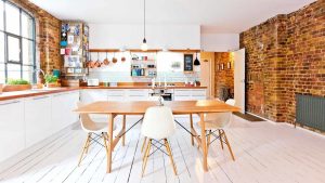Concept Exposed Brick Kitchen