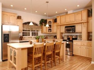 Cute Kitchen Paint Colors with Light Oak Cabinets