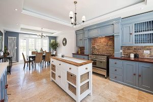 Decorative Exposed Brick Kitchen
