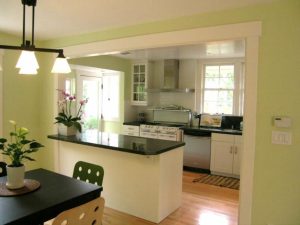 Kitchen Half Wall Ideas Green