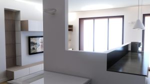 Kitchen Half Wall Ideas Modern