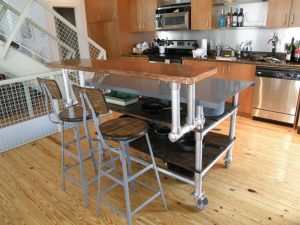 Looking Industrial Style Kitchen Faucet