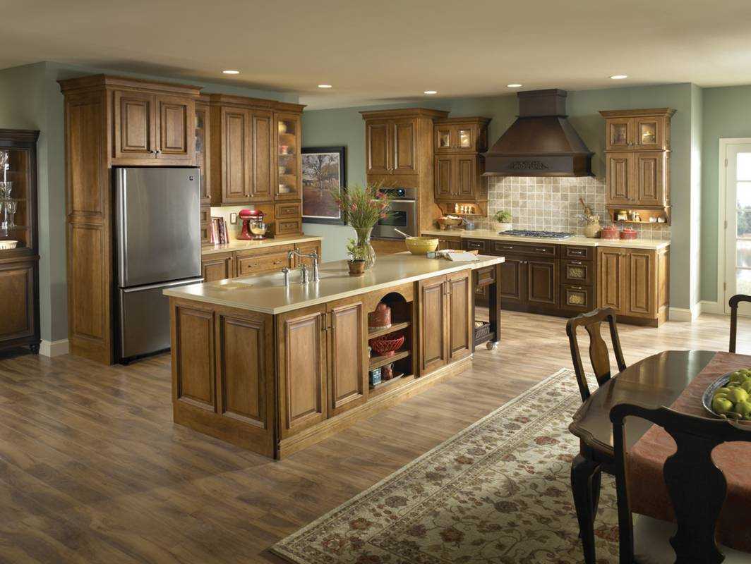 Nice Paint Colors For Kitchens With Golden Oak Cabinets