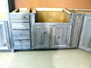Paint for Reclaimed Wood Kitchen Cabinets