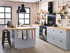 Shelving Industrial Style Kitchen Faucet