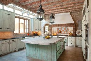 Simple Small Rustic Kitchen