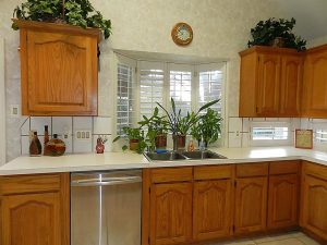 Vintage Kitchen Bay Window Over Sink