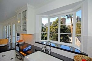 Wide Kitchen Bay Window Over Sink
