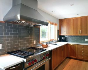 Wonderful Grey Subway Tile Backsplash Kitchen