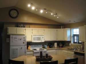 Kitchen Track Lighting Vaulted Ceiling
