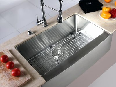Cast Iron Kitchen Sink 19x33