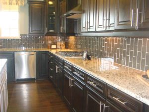 Grey Subway Tile Backsplash Kitchen For Wet Areas