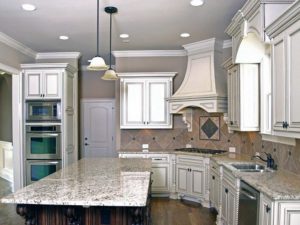 Kitchen Backsplash White Subway Tile Grey Grout