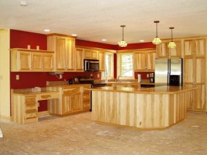 Kitchen Floor Ideas With Hickory Cabinets