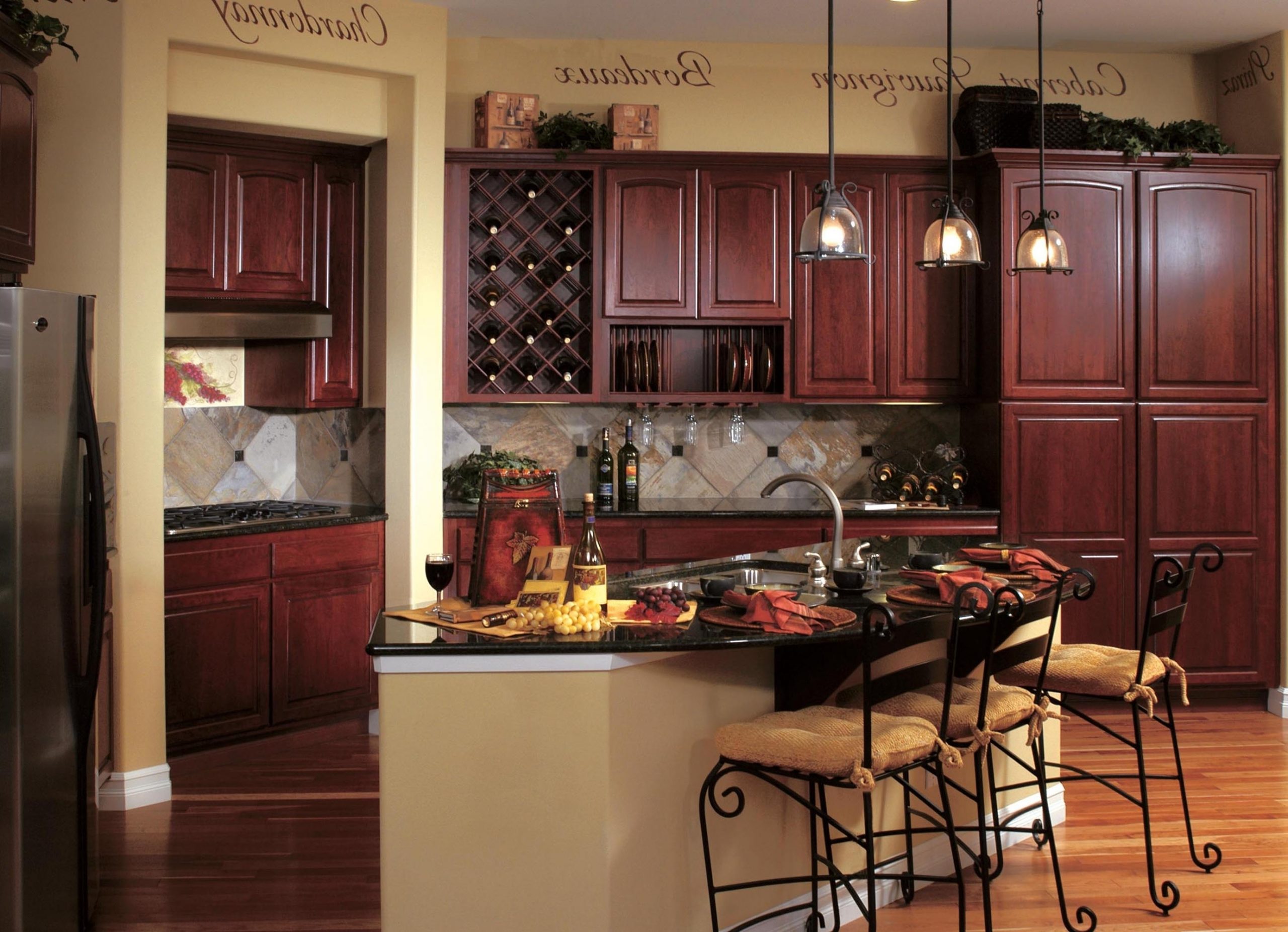 Kitchen Soffit Decorating Ideas With Drawer