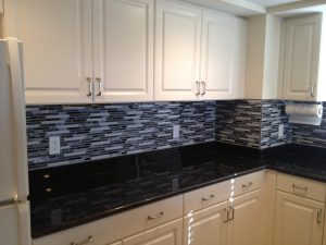 Kitchens With Gray Subway Tile Backsplash