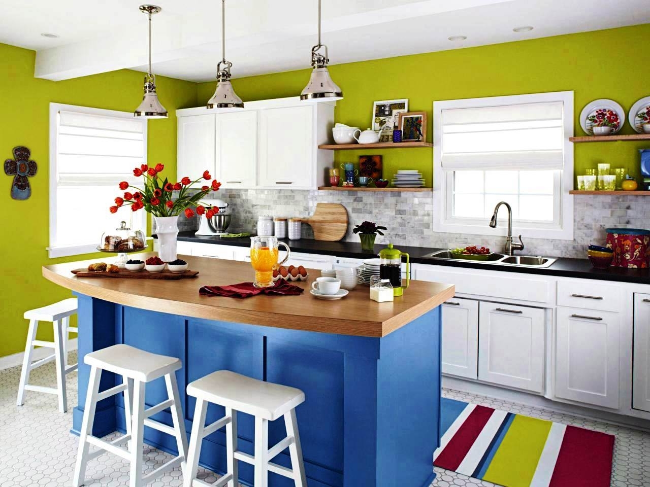 Small Kitchen Wall Colour Ideas