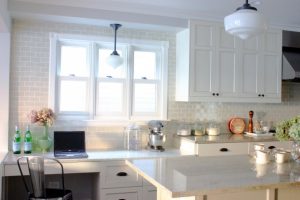 Stunning Grey Subway Tile Backsplash Kitchen