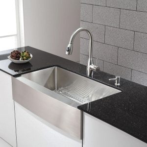 Stylized 43x22 Kitchen Sink