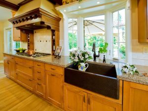 Window Treatments For Bay Window Over Kitchen Sink